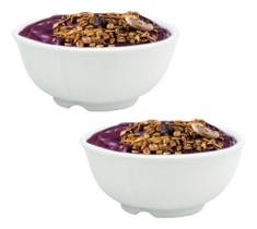 2 Tigelas Bowls Cumbuca 17,5cm 100% Melamina Gourmet Mix 2 Tigelas Bowls Cumbuca 17,5cm 100% Melamina Gourmet Mix