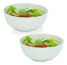 2 Tigelas Bowls Cumbuca 20,6cm 100% Melamina Gourmet Mix 2 Tigelas Bowls Cumbuca 20,6cm 100% Melamina Gourmet Mix