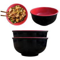 2 Tigelas Cumbuca Redonda em Melamina Oriental Japones 1,2L 2 Tigelas Cumbuca Redonda em Melamina Oriental Japones 1,2L