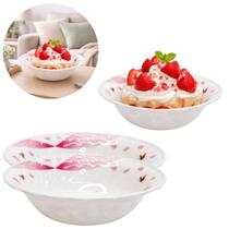 2 Tigelas Melamina 18cm Branca Ideal Restaurante Hotel Buffet