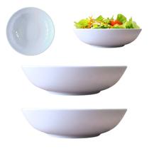 2 Tigelas Redonda Cumbuca Saladeira em Melamina Branca 680ml 2 Tigelas Redonda Cumbuca Saladeira em Melamina Branca 680ml