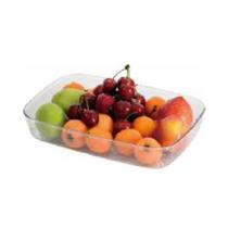 2 Tigelas Retangular Saladeira Fruteira Pote Geladeira