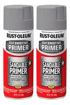 2 Tinta Primer Cinza Pintura Base Lixável Automotivo Rust Oleum