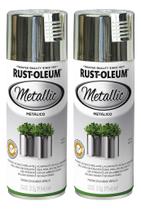 2 Tinta Spray Metálica Rust Oleum Decorativa Metallic Cores 2 Tinta Spray Metálica Rust Oleum Decorativa Metallic Cores