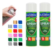 2 Tinta Spray P/ Pintar Moveis Metal Plastico Mdf