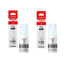 2 Tintas Canon Gi-13 Gi13 Preto Bk Para Impressora Tank G510 G610 G-510 G-610 2 Tintas Canon Gi-13 Gi13 Preto Bk Para Impressora Tank G510 G610 G-510 G-610