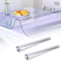 2 Toalha De Mesa Plastico Transparente Impermeável 130x50cm 2 Toalha De Mesa Plastico Transparente Impermeável 130x50cm