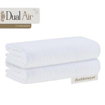 2 Toalhas Buddemeyer Banho Dual Air 100% Algodão Brancas