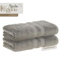 2 Toalhas Buddemeyer Banho Gigante 100% Algodão Egípcio Kaki