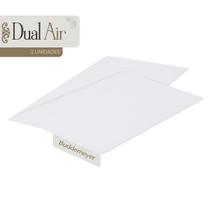 2 Toalhas Buddemeyer p/ pés Piso Dual Air 100% Algod Brancas