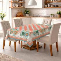 2 Toalhas de Mesa Oxford Cozinha 1,45 x 2,50 Estampada 8 Cadeira Acabamento em Bainha Retangular 2 Toalhas de Mesa Oxford Cozinha 1,45 x 2,50 Estampada 8 Cadeira Acabamento em Bainha Retangular