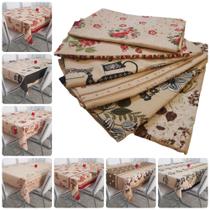 2 Toalhas De Mesa Para 6 Cadeiras Retangular Linhão Premium 2 Toalhas De Mesa Para 6 Cadeiras Retangular Linhão Premium