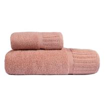 2 Toalhas Grandes Corpo e Rosto 100% Algodão Ótima Absorção