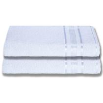 2 Toalhas Super Gigante Grossa Abraça O Corpão 80x180 Egito Branco