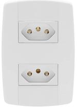 2 tomada fixa emb bip 10a - 250v c/pl 4x2 - ilumi lev monobloco 2 tomada fixa emb bip 10a - 250v c/pl 4x2 - ilumi lev monobloco