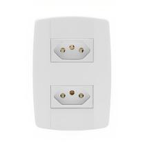 2 tomadas 10a 250v separadas monobloco - ilumi