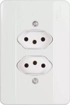 2 Tomadas 2p+t 20a/250v Com Placa Milleniun