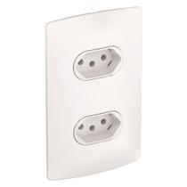 2 Tomadas 2p+t 4x2 10a Ny Branco Nereya - 663151 - Pial 2tomada 2p+t 4x2 10a Ny Br Nereya Pial