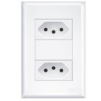 2 Tomadas 2p+t Distanciados 10a 250 Volts Evidence - 2915 - Fame 2 Tomadas 2p+t Distanciados 10a Evidence - 2915 - Fame 2 Tomadas 2p+t Distanciados 10a 250 Volts Evidence - 2915 - Fame 2 Tomadas 2p+t Distanciados 10a Evidence - 2915 - Fame