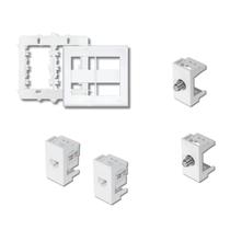 2 Tomadas Coaxial Para Tv e 2 Tomadas Rj45 Internet com Placa 4x4 - Fame 2 Tomadas Coaxial Para Tv e 2 Tomadas Rj45 Internet com Placa 4x4 - Fame