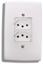 2 tomadas padrão 20A 250V Veltra branca
