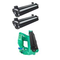 2 Toner + Cilindro Para Brother Tn1060 Tn 1060 Dcp-1602 Dcp-1512 Dcp-1617