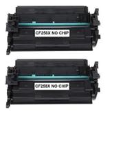 2 Toner Comp. 58x Cf258x 258x M404n M428dw M428fdw S/ Chip