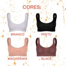 2 Top Liso Trifil Para Academia Corrida Treino Modelo Esportivo Sem Bojo E Sem Costura Original