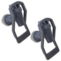 2 Torneiras Cinza Rosca Meia Para Refresqueira / Suqueira