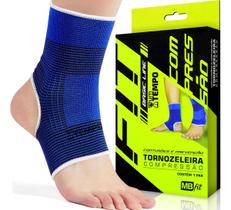 2 Tornozeleira Meia Ortopédica Ajustável Compressão Elástica