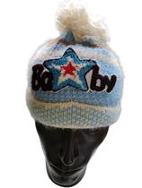 2 Toucas Bebê Infantil Gorro De Lã Para Crianças Com Pompom