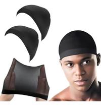 2 Toucas De Pressão Wave Cap Touca De Nero Para Tranças Wig.