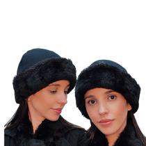 2 Toucas Gorro Feminino Pelúcia Inverno Região De Clima Frio 2 Toucas Gorro Feminino Pelúcia Inverno Região De Clima Frio