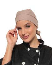 2 Toucas Unissex Chef Bandana Palermo Nude
