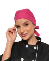2 Toucas Unissex Chef Bandana Palermo Pink