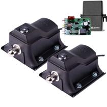 2 Travas Elétrica Eletromagnética Portão Basculante Automático com Temporizador 2 Travas Elétrica Eletromagnética Portão Basculante Automático com Temporizador