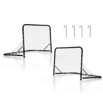 2 Traves De Gol De Ferro Golzinho Futebol C/ Grampo Fixador