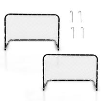 2 Traves De Gol De Futebol De Ferro Golzinho M com Grampos de fixação