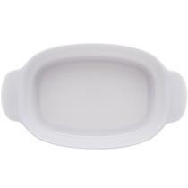 2 Travessas Melamina Branca com Alças 31,5cm Milão Lyor para Servir Guarnições Arroz
