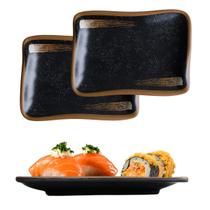2 Travessas Petisqueira Retangular Oriental 100% Melamina