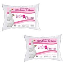 2 Travesseios de Penas - 12cm de altura