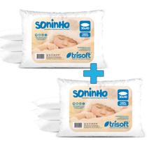 2 Travesseiro Bebê Infantil Antissufocante Anatômico Lavável