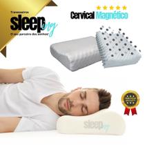 2 Travesseiro Cervical Pillow Magnetico Ortopedico Original