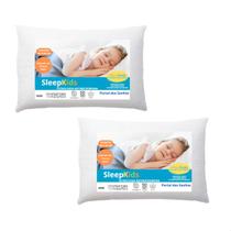 2 Travesseiro Infantil Criança Sleep Kids 40x60Cm