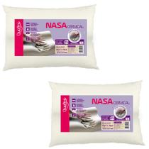 2 Travesseiros Cervicais Nasa - Capa Removível 2 Travesseiros Cervicais Nasa - Capa Removível