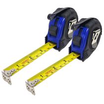 2 Trena Aço 3mx19mm Emborrachada Com Trava Imã Profissional 2 Trena Aço 3mx19mm Emborrachada Com Trava Imã Profissional