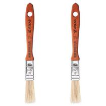 2 Trincha Pincel Verniz E Stain Atlas 1/2 Polegada 396