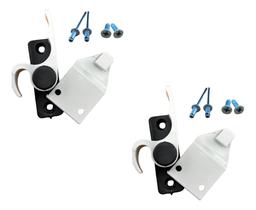 2 Trinco Fecho Meia Lua Porta Japonesa Caracol Porta Balcão 2 Trinco Fecho Meia Lua Porta Japonesa Caracol Porta Balcão