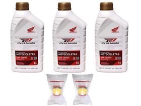 2 Trocas Oleo 10W30, 2 Filtros Oleo Honda Crf 250f