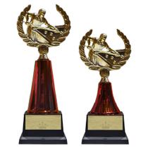 2 Troféus Modelo De Sinuca Torneio Campeonatos Bilhar